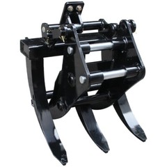 NEW Mini Excavator Grab Bucket Attachment for 0.8-1.5T Excavator Free Shipping