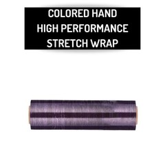 Purple Tint Hand Stretch Wrap Cast Narrow Banding 18″x1500′ 63 Ga 4 Rolls