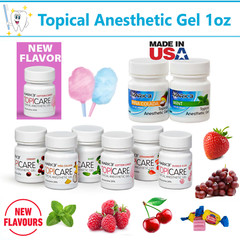 Dental Topical Anesthetic Gel x 1oz Jar, Made in USA, Rapid Relief Exp, 02/2027