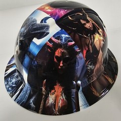 full brim hard hat custom hydro dipped IN WICKED WOMEN / NAUGHTY BOY EXTREME NEW