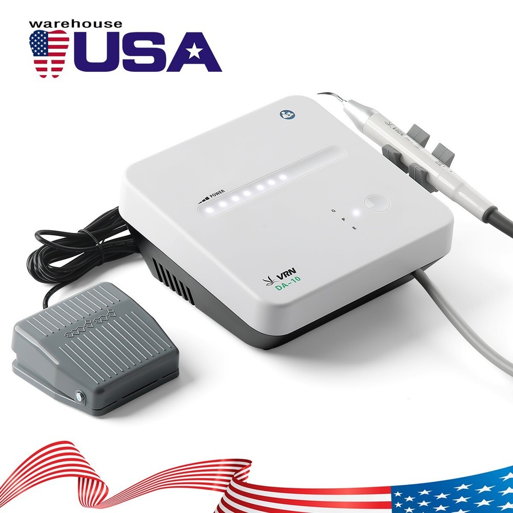 VRN Dental Ultrasonic Piezo Scaler+LED Detachable Handpiece+Tips US