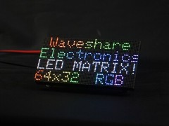 RGB Full-Color LED Matrix Panel 2.5mm Pitch 64×32 Pixels Waveshare