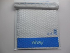 100 Branded eBay-Branded Padded Airjacket With Blue Print 8.5″ x 11.25″