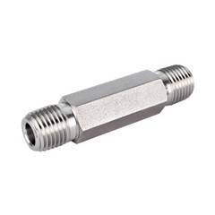 FITOK 316 SS Hex Long Nipple 3/4″ Male NPT 2″ Overall Length 7300 psi