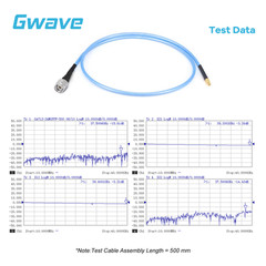 2.4mm Male to GPPO Female .086″ Semi-flexible Coax Cable, FEP Jacket, DC-50GHz