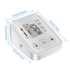 Digital Arm Blood Pressure Monitor Voice Reading BP Cuff Meter Tester Machine
