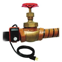 Briskheat Hstat101008 Heating Tape, Adjustable Thermostat Control, 120Vac,