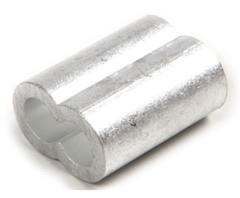 Aluminum Swage Sleeves for 1/4″ Wire Rope Cable: 50, 100 pcs