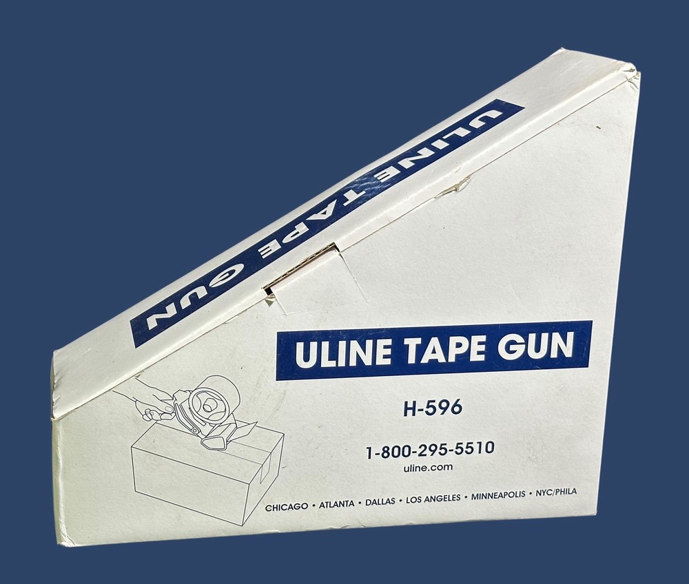 ULINE Industrial Tape Dispenser Gun Side Loader – 3 inches – Brand New! (H-596)