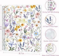 2026-2028 Monthly Planner 2 Year Calendar Jul 2026-Jun 2028 8.5×11 Large