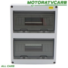 ALL-CARB 24 Way Circuit Breaker MCB Distribution Protection Box W/ DIN Rail IP65