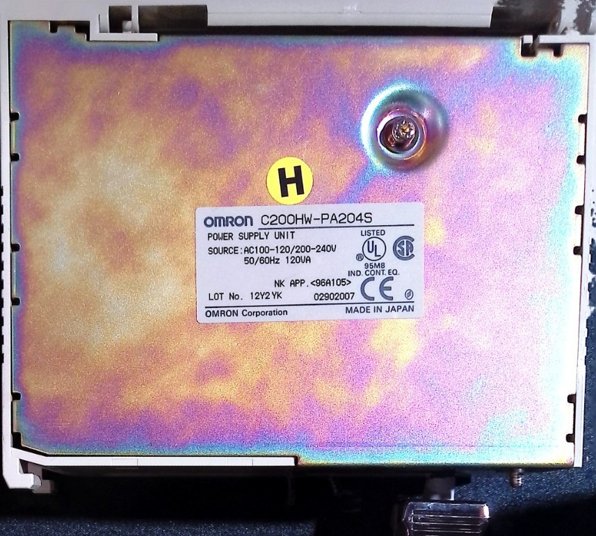 Omron C200HW-PA204S SYSMAC C200H PLC Power Supply Unit AC100-240V USED