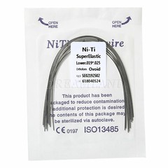 100pcs/10 Packs Dental Orthodontic Elastic Niti Arch Wire Rectangular Oval/Ovoid