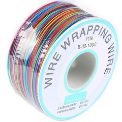 Electronic 30 AWG Multicolor Tinned Copper Wire 250m Solid Core Cable