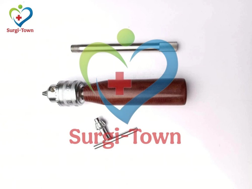Orthopedic Fiber Handle Drill With Chuck & Key Veterinary Instruments