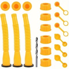 Replacement Gas Can Spout Nozzle Vent Kit For 1/2/5/10 Gal Old Style Cap 3 Pack