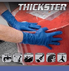 SAS Safety® Thickster® Powder-Free Exam Grade Latex Gloves (500/Case)