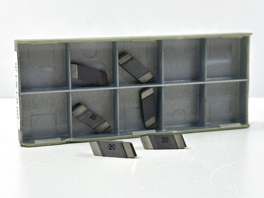 ISCAR GIP 2.00-1.00 New Carbide Grooving Inserts 6401791 Grade IC20 6pcs