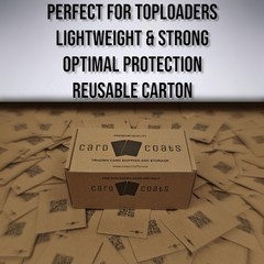 Trading Card Shipping Pads for Toploaders (100 Pack) – 3×4 Corrugated