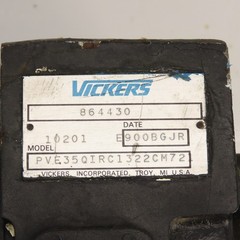 Vickers PVE35QIRC1322CM72 864430 Hydraulic Piston Pump