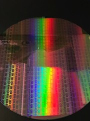 silicon wafer 12” 300mm copper pattern reclaim. Art, CPU, electronics, gifts