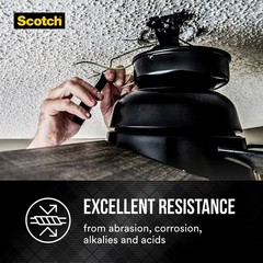 Scotch Vinyl 700 Electrical Tape, 5 Rolls, Black, 3/4-in x No Size, Black