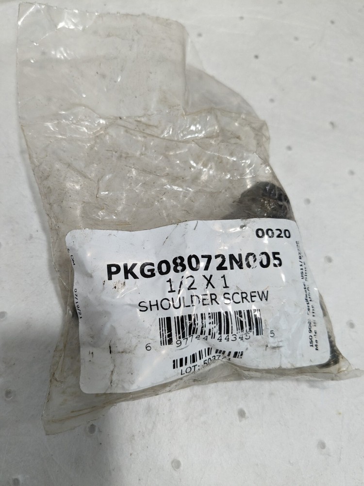 HOLO-KROME 5pk Shoulder Screw: 1/2" Shoulder Dia Hex Socket PKG08072N005