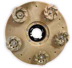Concrete Grinding Plate for Swing Machines 17 Diameter Coarse Diamond Tool