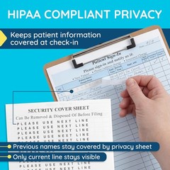 Blue Summit Supplies 125 Patient Sign in Sheets HIPAA