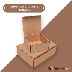 Kraft Literature Mailers 12 x 10 x 4″ ECT-32B 50/Case