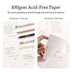 PAGELYST Journal Notebook A5 Lined Classic Color 4 Pack