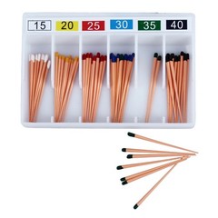 60/120 pcs Dental Gutta Percha Points Full Taper 0.02/0.04/0.06 Size 15-40 45-80