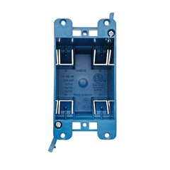 5-Pack 1-Gang Electric Outlet/Switch Box Old Work Remodel ETL 14 Cu In PVC Blue