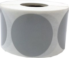 Circle Dot Stickers | 1.5″ inches Round – 500 Pack | Pick One Color