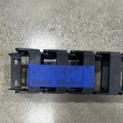 Cable Track Plastic Black 2 in x 1 in x 29 in Segmented Carrier
