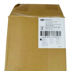 2 Rolls GBC Nap-Lam I Laminating Film 1.5 mil 25″ x 500′ Clear 1″ Core *Distress