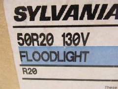 Case of 60 Sylvania Floodlights Indoor Medium Base 50w R20
