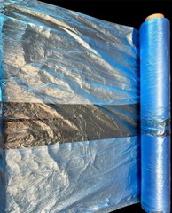 16ft x 350 ft Blue Plastic Sheeting Roll 4 pack