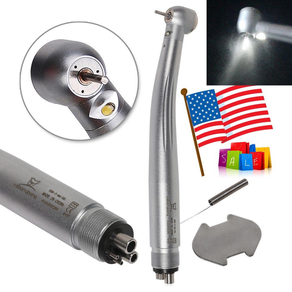 Yabangbang Dental LED E-generator High Speed Handpiece 3 Spray NSK Style YBM/YBB