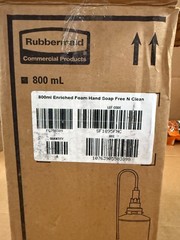 Case of 4 800ml Enriched Foam ‘N Free Hand Soap Rubbermaid OneShot, FG750389