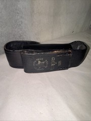 Boston Leather 5526 MK-4 Chemical Spray Holder Black Leather Duty Belt Mace Case