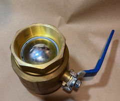 Midwest 4″ Brass Ball Valve 600 CWP Full Port Threaded Connection