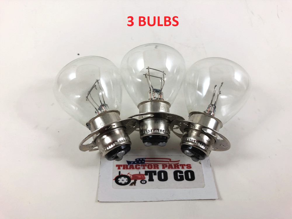 HEADLIGHT BULBS FOR FORD/NEW HOLLAND (3) ,1000,1300,1500,1600,1700,12V 35/35W ++