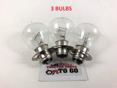 HEADLIGHT BULBS FOR FORD/NEW HOLLAND (3) ,1000,1300,1500,1600,1700,12V 35/35W ++