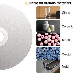 Diamond Flat Lap Disc 4″ x 5/8″ Arbor 320 Grit Grinding Wheel