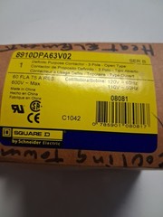SQUARE D 8910DPA63V02 3POLE 60A 600V Definite Purpose Magnetic Contactor [2NS1]