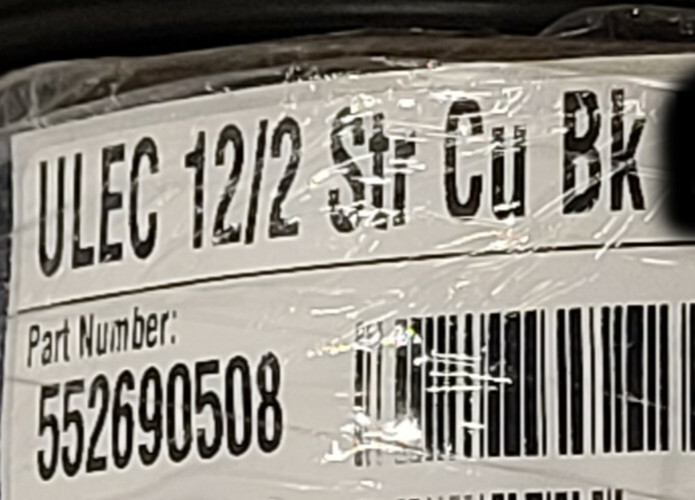 Southwire 12/2C Low Volt Outdoor Direct Burial Landscape Lighting Cable 30V/50ft