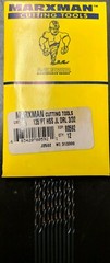 Marxman Morse 80592 3/32″ Jobber Drill Bit PACK OF 12 MADE IN USA Black & Gold