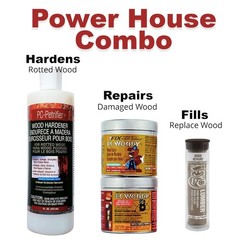Rotted Wood Repair Kit Water-Based Hardener Epoxy Paste & Epoxy Repair Kit