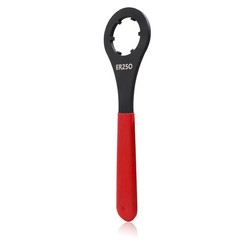 ER32 Collet Chuck Clamping Nut Wrench Spanner with Red Non-slip Handle